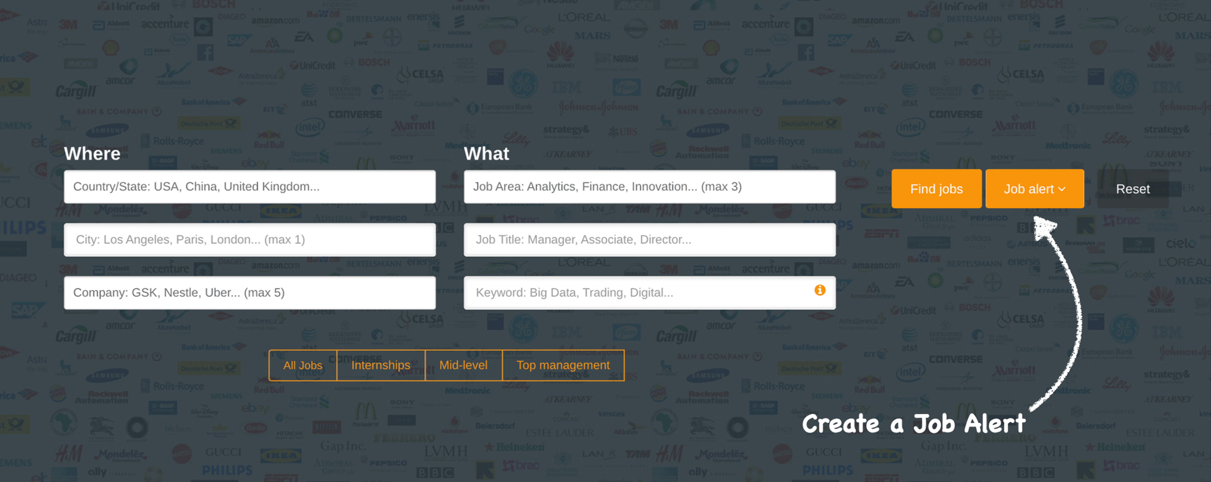 Create Job alert